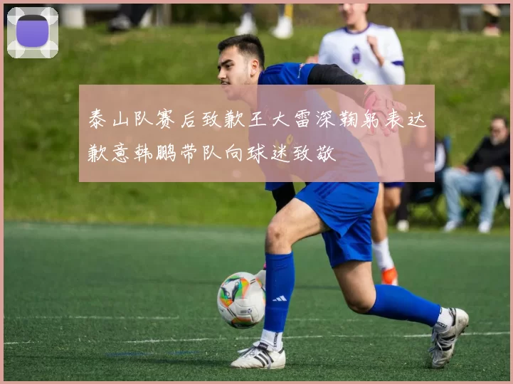 泰山队赛后致歉王大雷深鞠躬表达歉意韩鹏带队向球迷致敬